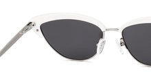 Load image into Gallery viewer, White Silver Cat Eye Full Rim Women Sunglasses by Lenskart-220675