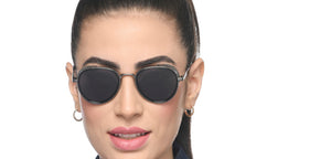 Gunmetal Aviator Full Rim Unisex Sunglasses by Vincent Chase Polarized-210408