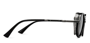 Gunmetal Aviator Full Rim Unisex Sunglasses by Vincent Chase Polarized-210408