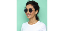 Load image into Gallery viewer, Gunmetal Geometric Full Rim Unisex Sunglasses by Vincent Chase-221941