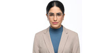 Load image into Gallery viewer, Gunmetal Rectangle Full Rim Unisex Eyeglasses by John Jacobs-209667
