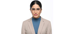 Gunmetal Rectangle Full Rim Unisex Eyeglasses by John Jacobs-209667