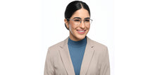Load image into Gallery viewer, Gunmetal Rectangle Full Rim Unisex Eyeglasses by John Jacobs-209667