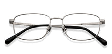 Load image into Gallery viewer, Gunmetal Rectangle Full Rim Unisex Eyeglasses by John Jacobs-209667