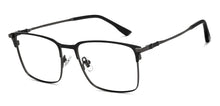Load image into Gallery viewer, Gunmetal Square Full Rim Unisex Eyeglasses by John Jacobs-201411