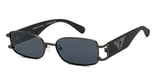 Load image into Gallery viewer, Gunmetal Rectangle Full Rim Unisex Sunglasses by Vincent Chase Online-216685