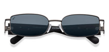 Load image into Gallery viewer, Gunmetal Rectangle Full Rim Unisex Sunglasses by Vincent Chase Online-216685