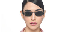 Load image into Gallery viewer, Gunmetal Rectangle/ Square Full Rim Unisex Sunglasses by Vincent Chase Polarized-216687