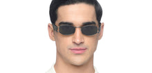 Load image into Gallery viewer, Gunmetal Rectangle/ Square Full Rim Unisex Sunglasses by Vincent Chase Polarized-216687