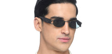 Load image into Gallery viewer, Gunmetal Rectangle/ Square Full Rim Unisex Sunglasses by Vincent Chase Polarized-216687