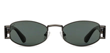 Load image into Gallery viewer, Gunmetal Rectangle/ Square Full Rim Unisex Sunglasses by Vincent Chase Polarized-216687