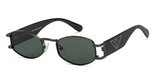 Load image into Gallery viewer, Gunmetal Rectangle/ Square Full Rim Unisex Sunglasses by Vincent Chase Polarized-216687