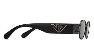 Gunmetal Rectangle/ Square Full Rim Unisex Sunglasses by Vincent Chase Polarized-216687