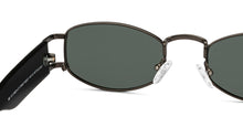 Load image into Gallery viewer, Gunmetal Rectangle/ Square Full Rim Unisex Sunglasses by Vincent Chase Polarized-216687