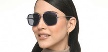 Load image into Gallery viewer, Blue Rectangle Full Rim Unisex Sunglasses by Vincent Chase Polarized-215940