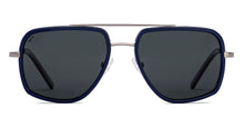 Load image into Gallery viewer, Blue Rectangle Full Rim Unisex Sunglasses by Vincent Chase Polarized-215940