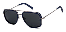 Load image into Gallery viewer, Blue Rectangle Full Rim Unisex Sunglasses by Vincent Chase Polarized-215940