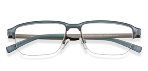 Blue Rectangle Half Rim Unisex Eyeglasses by Lenskart Air-215907