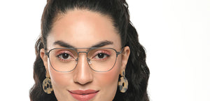 Gunmetal Square Full Rim Unisex Eyeglasses by Vincent Chase-212870