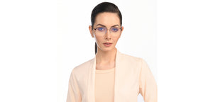 Gunmetal Square Half Rim Unisex Eyeglasses by John Jacobs-201449