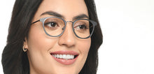 Load image into Gallery viewer, Gunmetal Wayfarer Full Rim Unisex Eyeglasses by John Jacobs-210125