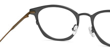 Load image into Gallery viewer, Gunmetal Wayfarer Full Rim Unisex Eyeglasses by John Jacobs-210125