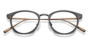 Gunmetal Wayfarer Full Rim Unisex Eyeglasses by John Jacobs-210125
