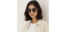 Load image into Gallery viewer, Gunmetal Aviator Full Rim Unisex Sunglasses by John Jacobs-236890