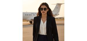 Gunmetal Aviator Full Rim Unisex Sunglasses by John Jacobs-236890