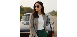 Gunmetal Aviator Full Rim Unisex Sunglasses by John Jacobs-236890
