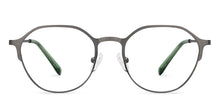 Load image into Gallery viewer, Gunmetal Geometric Full Rim Unisex Eyeglasses by Vincent Chase Online-207368