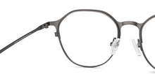 Load image into Gallery viewer, Gunmetal Geometric Full Rim Unisex Eyeglasses by Vincent Chase Online-207368