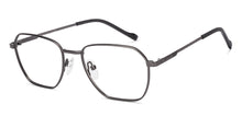 Load image into Gallery viewer, Gunmetal Geometric Full Rim Unisex Eyeglasses by Vincent Chase-222123