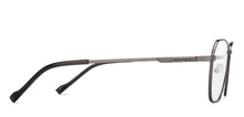 Load image into Gallery viewer, Gunmetal Geometric Full Rim Unisex Eyeglasses by Vincent Chase-222123