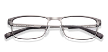 Load image into Gallery viewer, Gunmetal Rectangle Full Rim Unisex Eyeglasses by John Jacobs-223223
