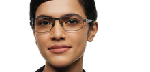 Load image into Gallery viewer, Gunmetal Rectangle Full Rim Unisex Eyeglasses by Lenskart STUDIO-213162