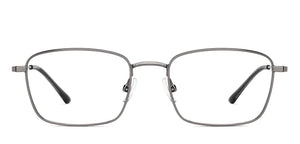 Gunmetal Rectangle Full Rim Unisex Eyeglasses by Vincent Chase-219548