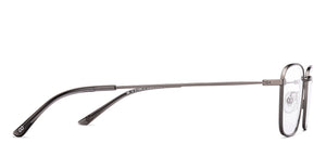 Gunmetal Rectangle Full Rim Unisex Eyeglasses by Vincent Chase-219548