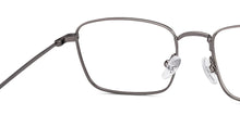 Load image into Gallery viewer, Gunmetal Rectangle Full Rim Unisex Eyeglasses by Vincent Chase-219548