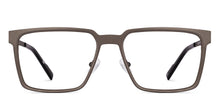 Load image into Gallery viewer, Gunmetal Square Full Rim Unisex Eyeglasses by John Jacobs-222892