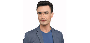 Gunmetal Square Full Rim Unisex Eyeglasses by Vincent Chase-207375