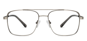 Gunmetal Square Full Rim Unisex Eyeglasses by Vincent Chase-207375