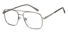 Load image into Gallery viewer, Gunmetal Square Full Rim Unisex Eyeglasses by Vincent Chase-207375