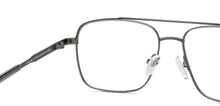 Load image into Gallery viewer, Gunmetal Square Full Rim Unisex Eyeglasses by Vincent Chase-207375