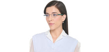 Load image into Gallery viewer, Green Rectangle Rimless Unisex Eyeglasses by Lenskart Air-225550