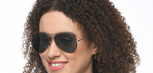 Gunmetal Aviator Full Rim Unisex Sunglasses by Vincent Chase Polarized-211475