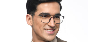Grey Square Full Rim Unisex Eyeglasses by Lenskart Air-210172