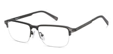 Load image into Gallery viewer, Grey Rectangle Half Rim Unisex Eyeglasses by Lenskart Air-215908