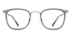Silver Square Full Rim Unisex Eyeglasses by Vincent Chase-215387