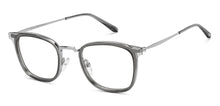 Load image into Gallery viewer, Silver Square Full Rim Unisex Eyeglasses by Vincent Chase-215387